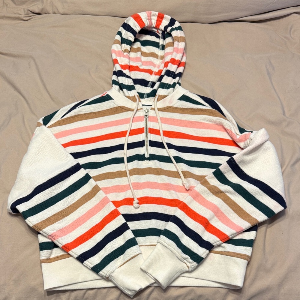 Aerie Multicolor Striped Hoodie